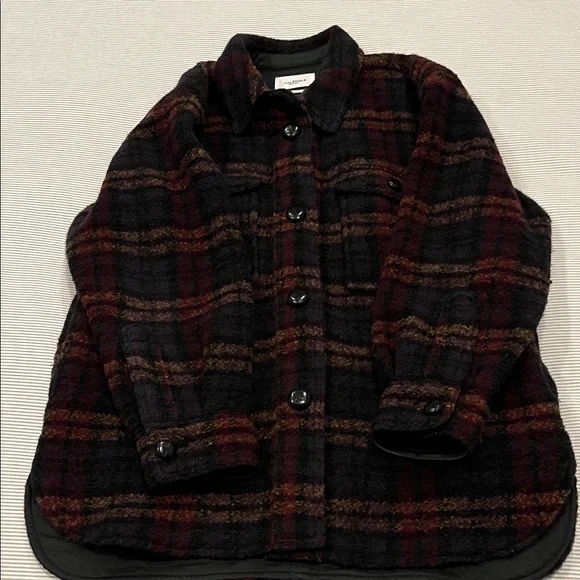 Isabel Marant Étoile Harveli oversized jacket shacket fleece SZ 34 XS